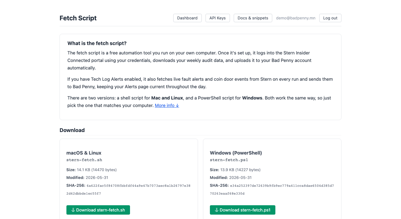 Fetch Script